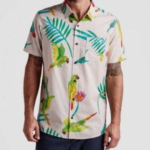 Roark | EUC - Journey Macaw Button Up - Short Sleeve - Size M